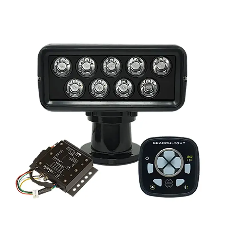 Acr Rcl-100 Led Black Searchlight System With Urp-103 Point Pad And Urc-104 Master Controller – Model 1979 1