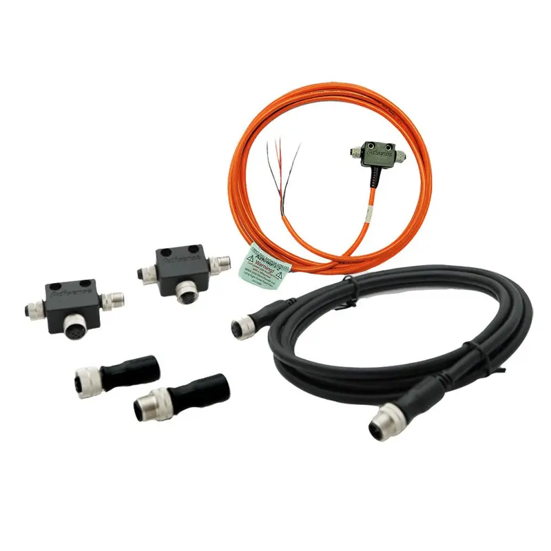 Actisense A2K-Kit-1A Nmea 2000 Micro Starter Kit: Mpt-2, Dual Male Terminators, Two T-Mff Adapters, And 2M Drop Cable 1