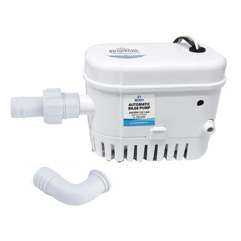 Albin Group 12V Automatic Bilge Pump – 500 Gallons Per Hour (Gph) Compact Model 1
