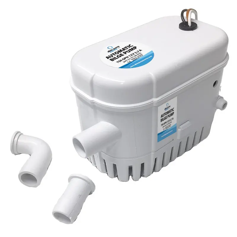 Albin Group 12V Automatic Bilge Pump – 750 Gallons Per Hour (Gph) Performance 2