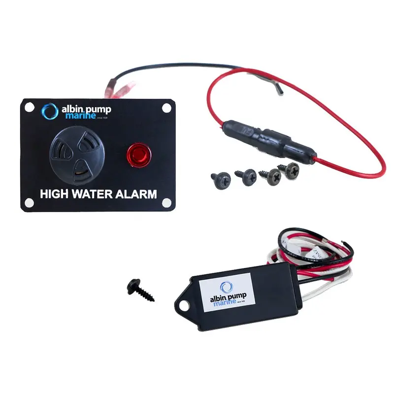 Albin Group 12V Digital High-Water Alarm With Visual And Audible Alerts 1