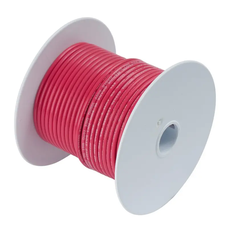 Ancor 1 Awg Tinned Copper Battery Cable – Red, 50-Foot Length [115505] 1