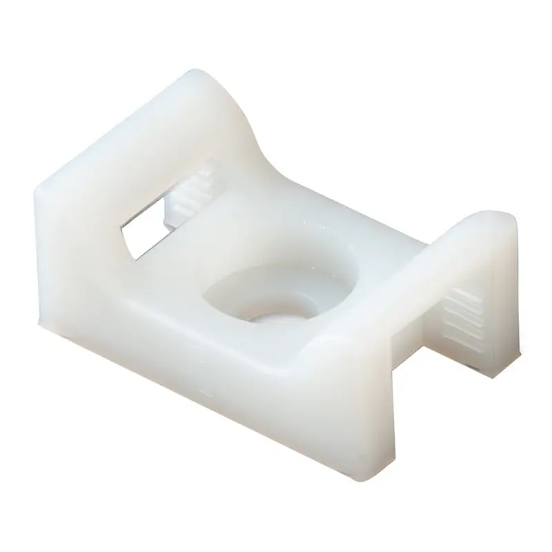 Ancor #10 Screw-Mount Cable Tie Holder – Natural Color, 25-Pack 1