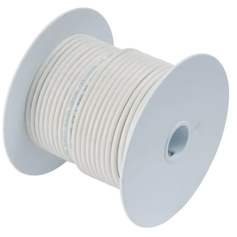 Ancor 100-Foot Roll Of White 10 Awg Tinned Copper Marine Wire [108910] 1