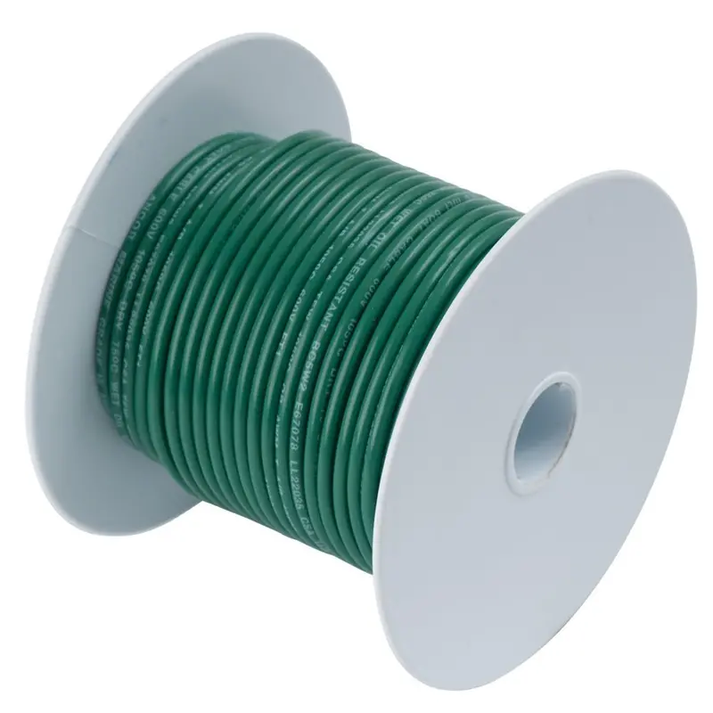 Ancor 100-Foot Spool Of Green 14 Awg Tinned Copper Marine Wire [104310] 1