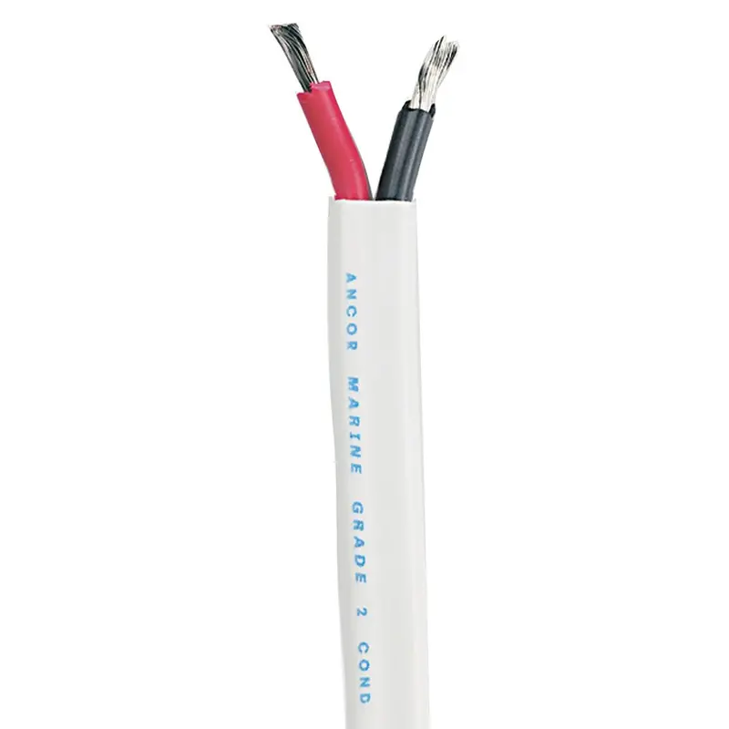 Ancor 14/2 Awg Flat Duplex Marine Cable – Red/Black, 250 Ft (2Mm Conductors) 1