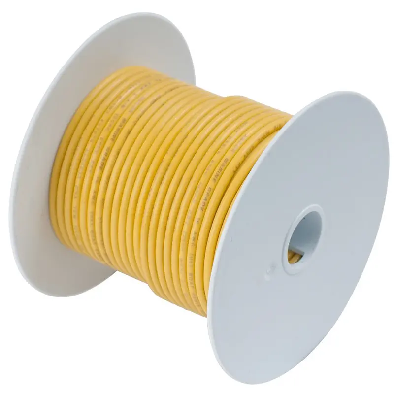 Ancor 14 Awg Yellow Tinned Copper Marine Wire – 250-Foot Spool [105025] 1