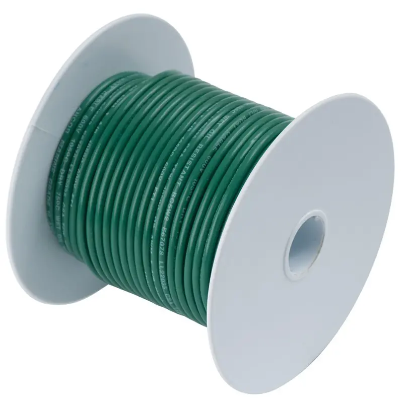 Ancor 16 Awg Tinned Copper Marine Wire – Green, 100 Ft 1