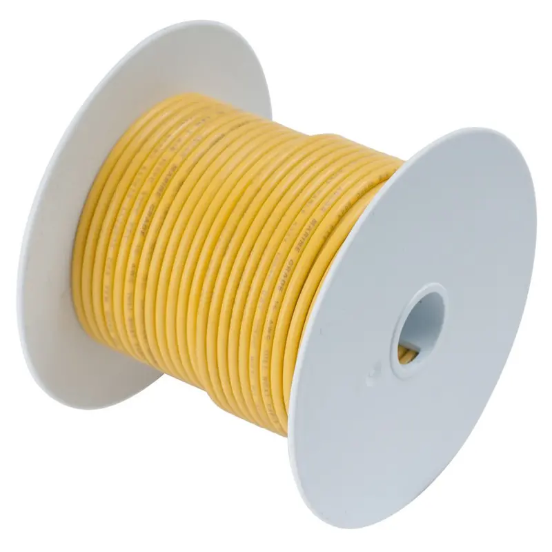 Ancor 2/0 Awg Tinned Copper Battery Cable – Yellow, 50-Foot Roll 1