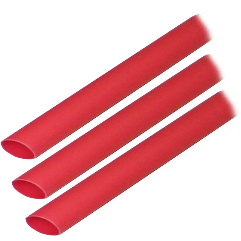 Ancor 3/8" Waterproof Heat Shrink Wrap – 3" Length, 3-Pack, Red (304603) 1