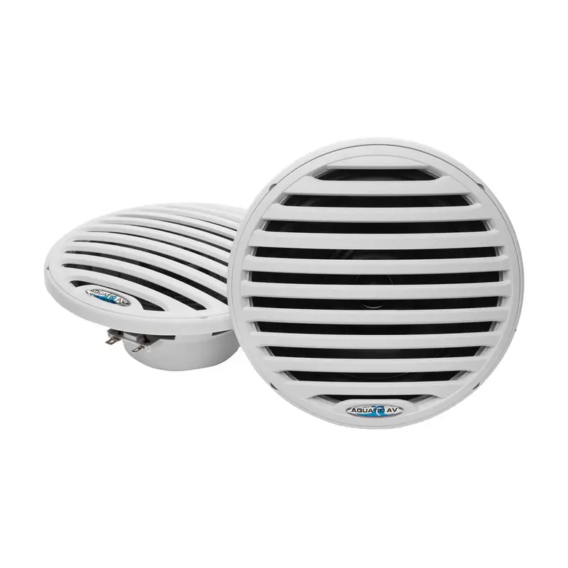 Aquatic Av Ec121 White 6.5-Inch Economy Marine Speakers (Pair) 1
