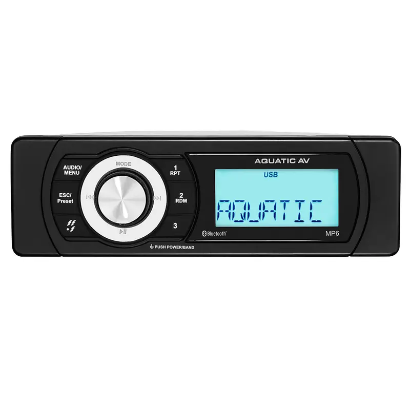 Aquatic Av Mp6 Shallow-Mount Marine Stereo System (Model Mp600) 1