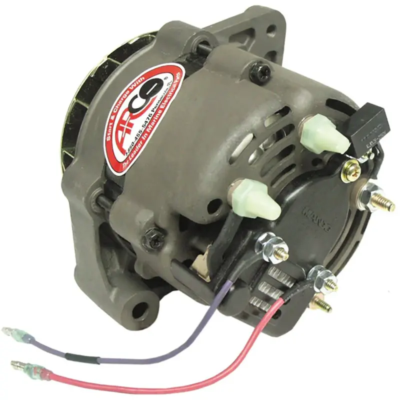 Arco Marine 12V 55A Alternator – Standard Single-Groove Pulley, Reliable Output (Model 60050) 1