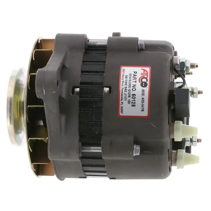 Arco Marine Inboard Alternator – 12V 55A, Single-Groove Pulley, Precision Engineered (Model 60125) 2