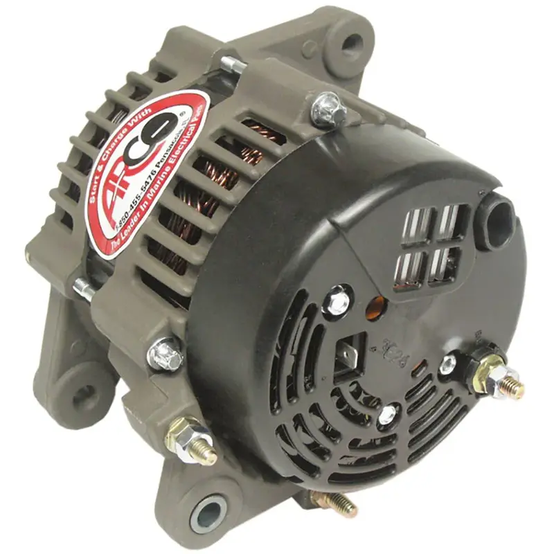 Arco Marine Premium 12V 70-Amp Alternator – Single-Groove Pulley, Direct Replacement For Select Marine Engines (Model 20810) 1