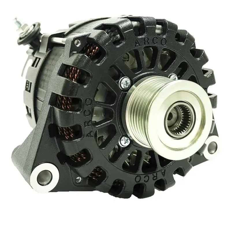 Arco Marine Zeus A8000-48V 8Kw N62 Alternator With Clutch Pulley – Model 4604 1