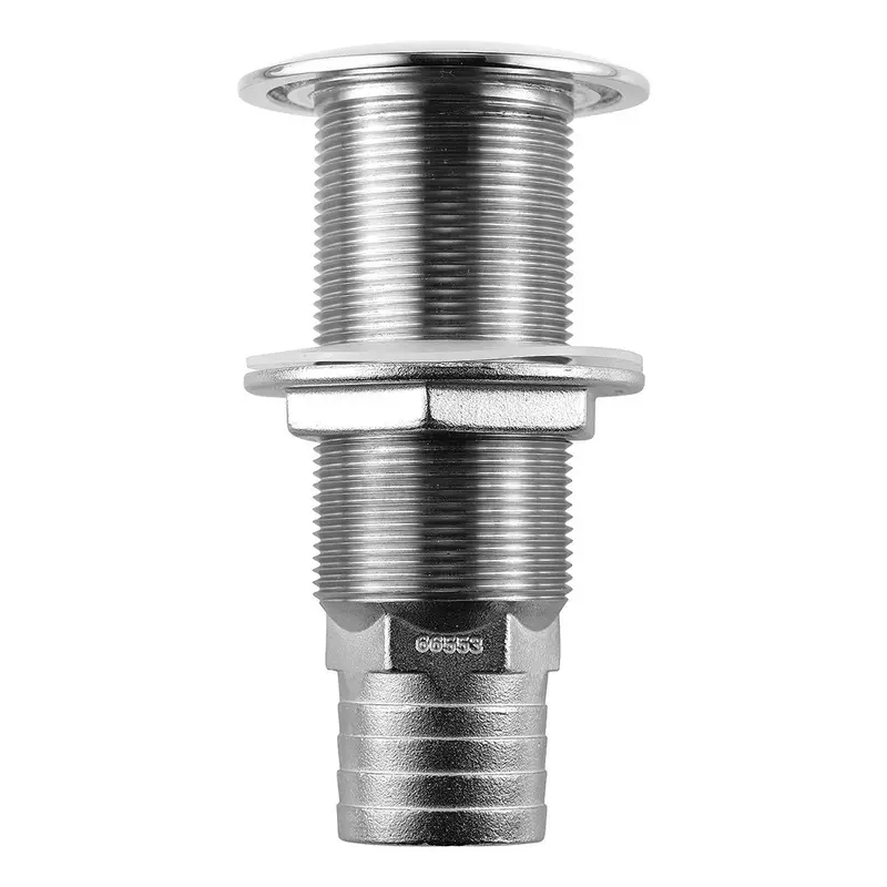 Attwood 1-1/2" Stainless Steel Barbed Scupper Valve 1