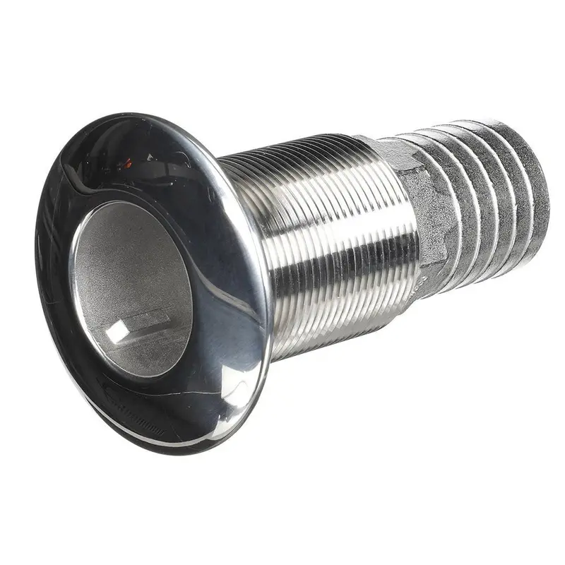 Attwood 1-1/2" Stainless Steel Straight Thru-Hull Fitting 1
