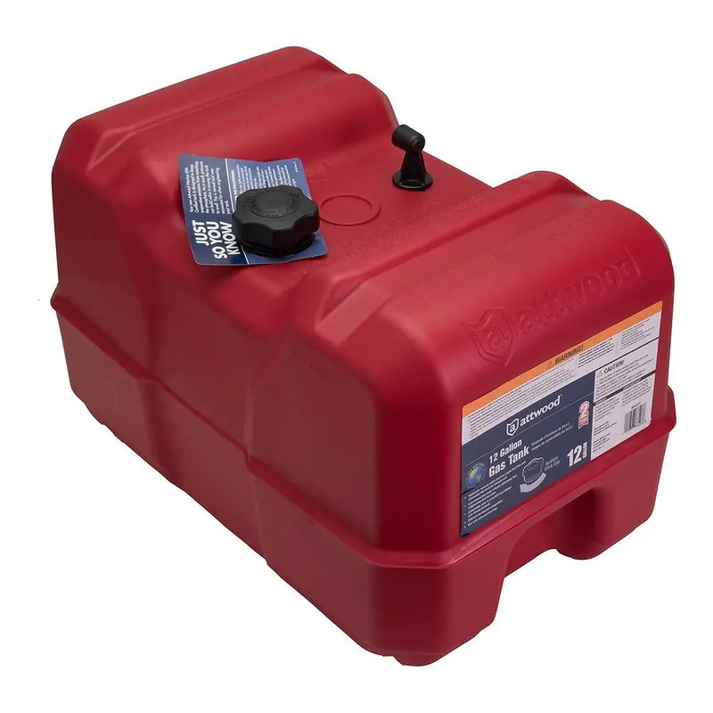 Attwood 12-Gallon Portable Marine Fuel Tank Without Fuel Gauge 1