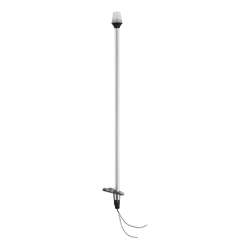 Attwood 24-Inch Stowaway Transom Light – Compact 2-Mile Marine Light With 2-Pin Connector 1
