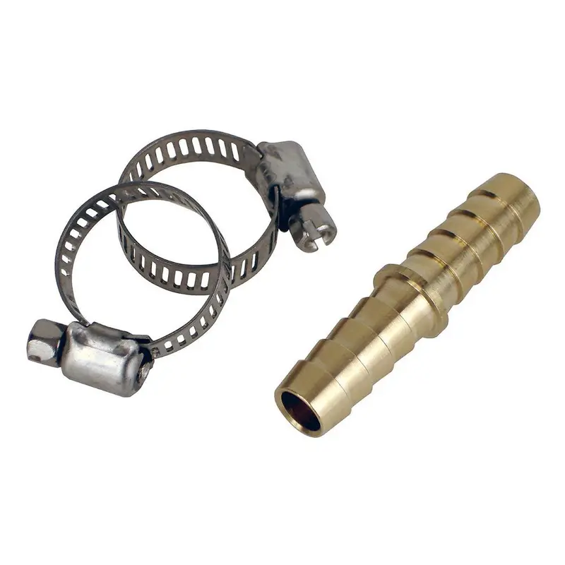Attwood 3/8-Inch In-Line Fuel Hose Mender Kit With Stainless Steel Clamps [11822-6] 1