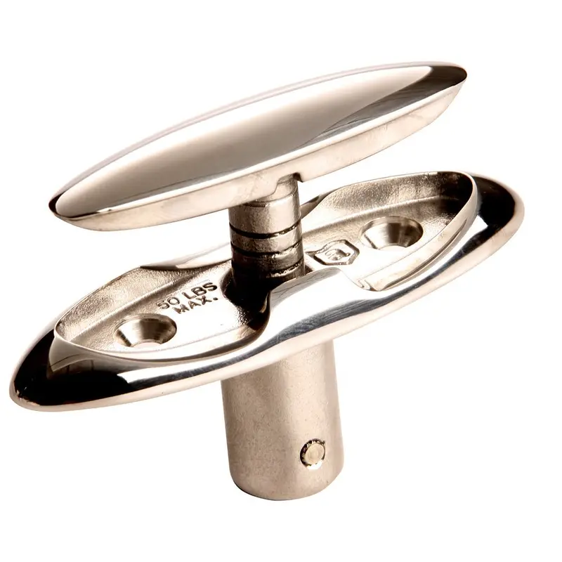 Attwood 66502-1 3-1/2" Fender Cleat – Corrosion-Resistant Deck Mount 1