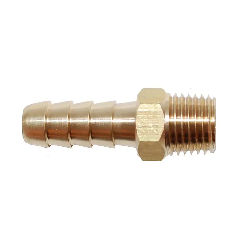 Attwood Brass Fuel Hose Adapter – 1/4" Npt To 5/16" Barb 1