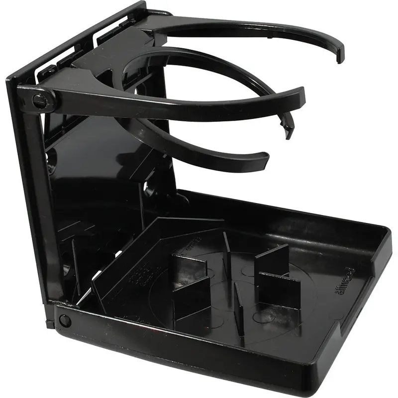 Attwood Dual-Ring Fold-Up Drink Holder – Matte Black 1