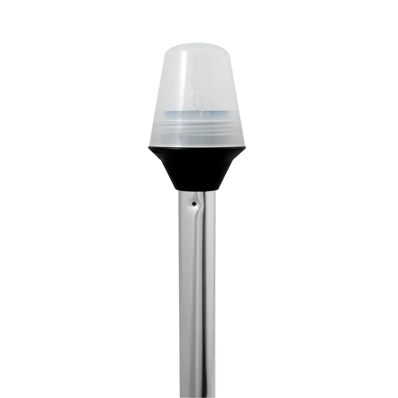 Attwood Frosted All-Around Pole Light – 36-Inch, 12V, Locking 2-Pin Collar Mount 1