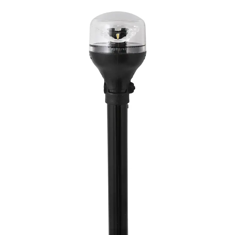 Attwood Lightarmor 12-Inch All-Around Light With Horizontal Black Composite Base 1