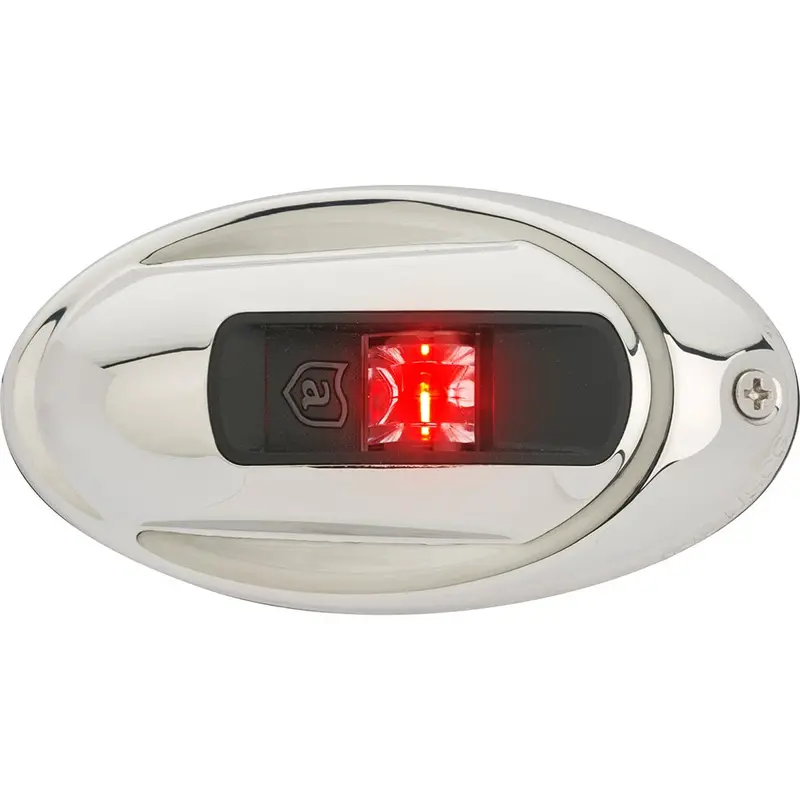 Attwood Lightarmor Oval Port Navigation Light – Stainless Steel, 2-Nautical Mile Range 1