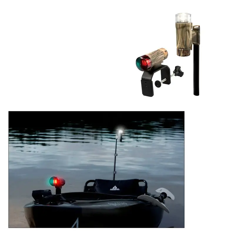 Attwood Paddlesport Portable Navigation Light Kit – Realtree Max-4 Camo Mounting Options 1