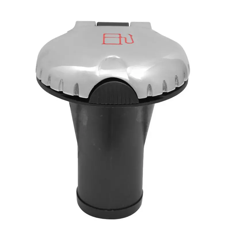Attwood Straight-Body Deck Fill For Carbon Canister Systems With Scalloped Stainless Cap 1
