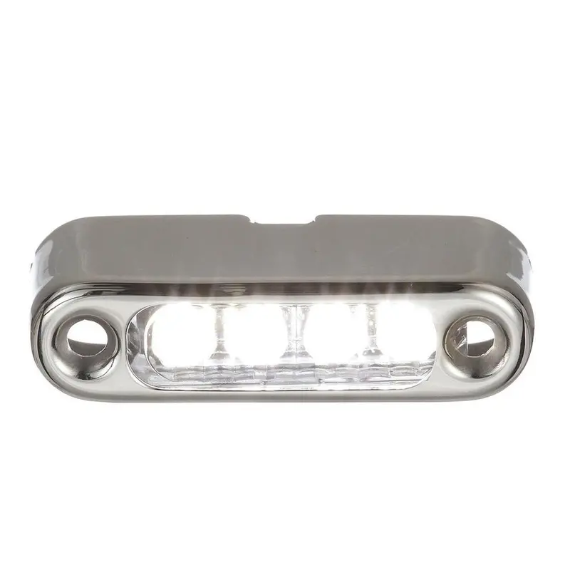 Attwood White Led Micro Light – Stainless Steel Bezel, Vertical Mount Design 1