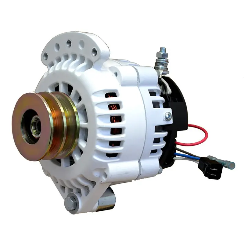 Balmar 100A 12V Single-Foot Spindle-Mount Alternator With Dual-Vee Pulley & Isolated Ground 1