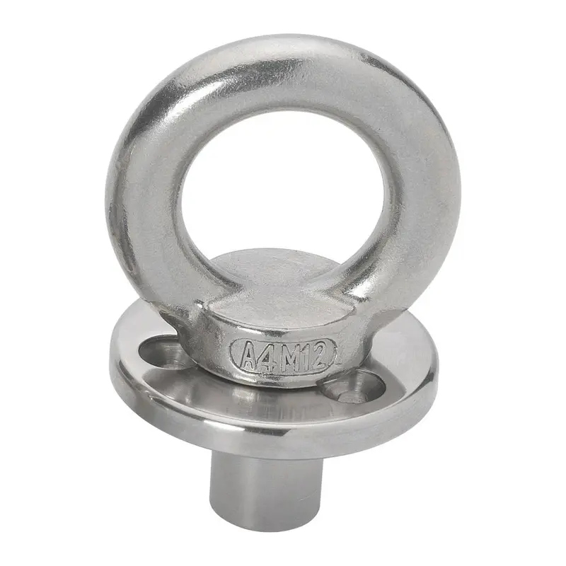 Barton M12 Stainless Deck Plate With Fixing Eye And Blanking Plug [60362] 1