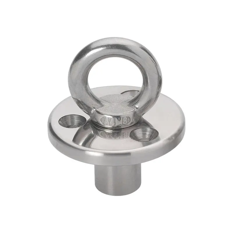 Barton M8 Stainless Deck Plate With Fixing Eye And Blanking Plug [60360] 1