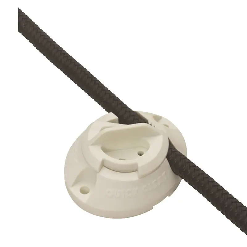 Barton Marine Quick Cleat – 5/16-Inch Fast-Release, White Finish [60031] 1