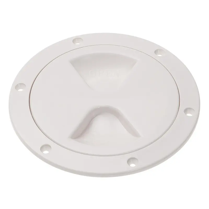 Barton Marine Screw-Access Inspection Cover – 6-Inch Diameter, White – Model 40040 1