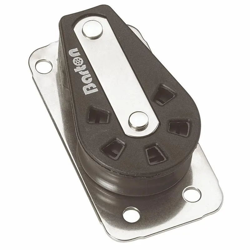 Barton Size 4 Cheek-Mount Pulley – 58 Mm Plain Bearing, Side-Loading Design 1