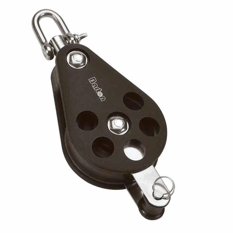 Barton Size 5 (54Mm) Single-Swivel Plain-Bearing Pulley Block With Becket – Model N05131 1