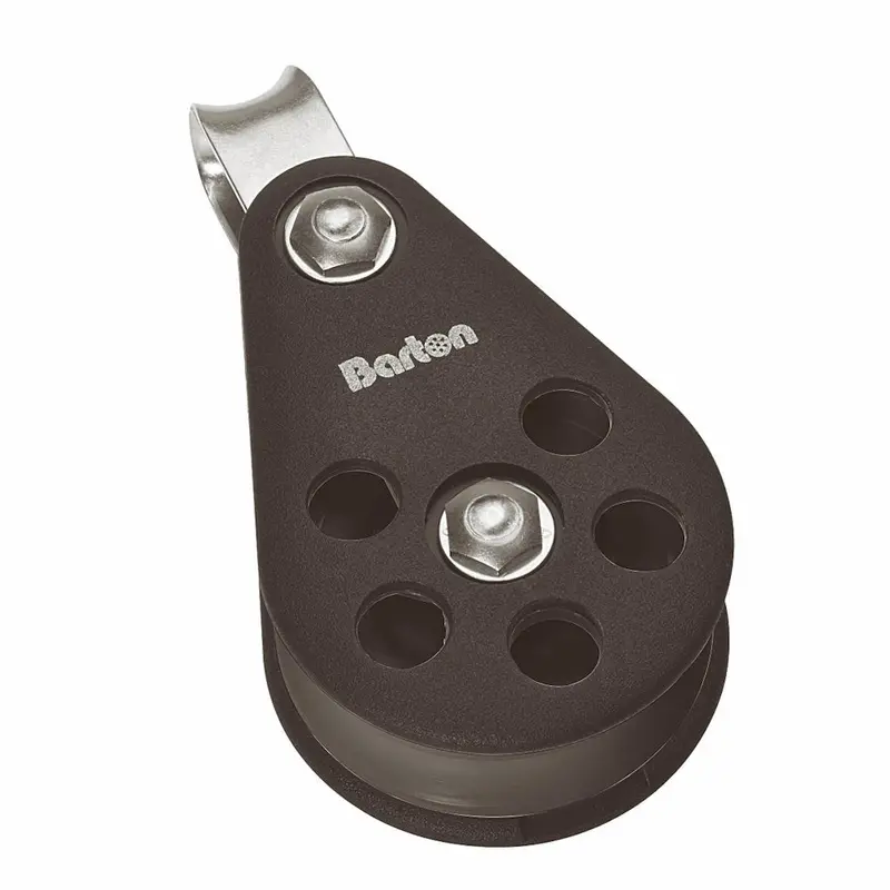 Barton Size 5 Fixed-Eye Pulley Block – 54 Mm Plain Bearing, Standard Mount 1