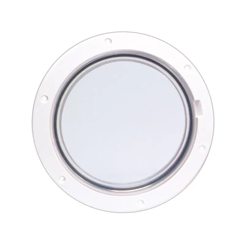 Beckson 6-Inch Clear-Center Pry-Out Deck Plate – White (Dp61-W-C) 1