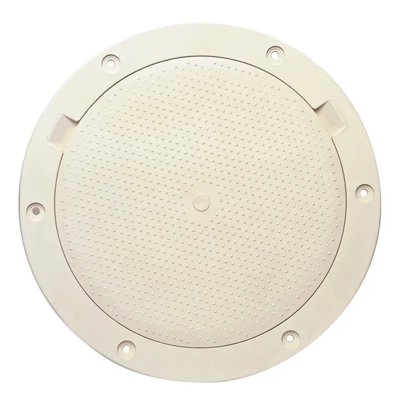Beckson 8-Inch Non-Skid Pry-Out Deck Plate – Beige (Dp83-N) 1
