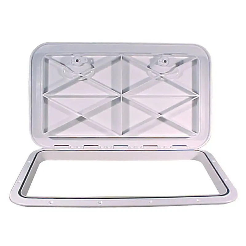 Beckson Asa White Flush Hatch – 14" X 24" Marine Deck Access Cover 1