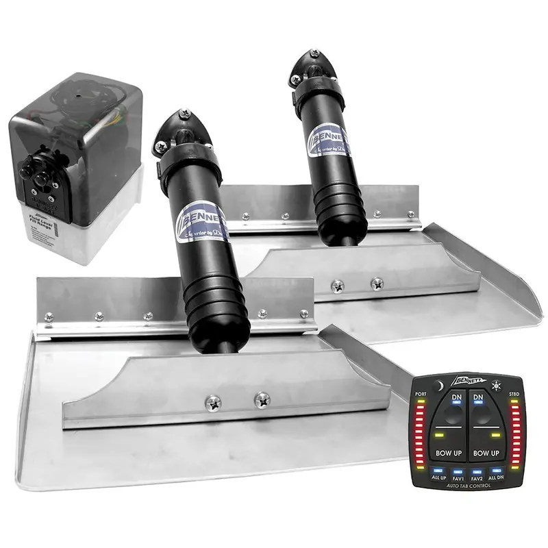 Bennett 1212Atp Dual Hydraulic Trim Tabs With Auto Trim Pro Integration – 12" X 12" 1