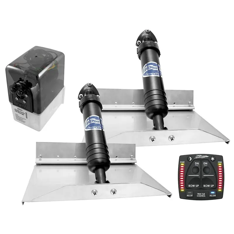 Bennett 129Obi – 12" × 9" Hydraulic Trim Tab System With Single-Box Indicator 1