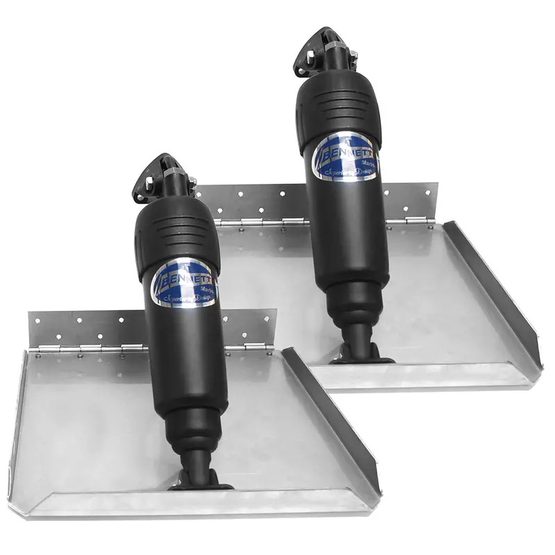 Bennett Bolt1212Ed Electric Trim Tab Kit – Edge-Mount, Space-Saving 12"×12", 12V [Bolt1212Ed] 1