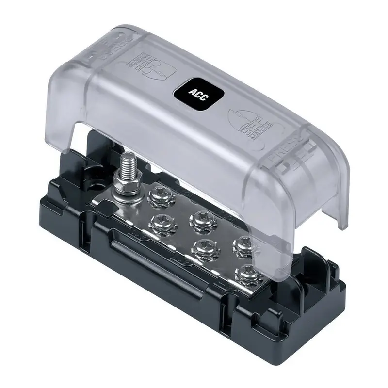 Bep 6-Circuit Atc Busbar – Stainless Steel, 5Mm Input Stud, Compact Panel Mount (80-712-0039-00) 1