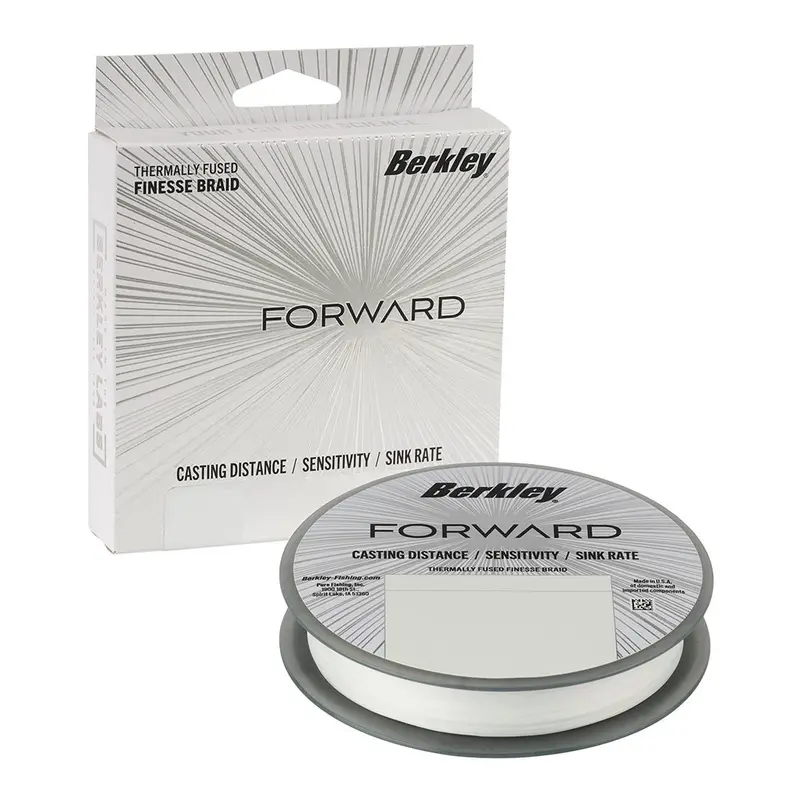 Berkley Forward Braided Fishing Line – 4 Lb Test, Crystal Clear Finish, 150 Yards 1